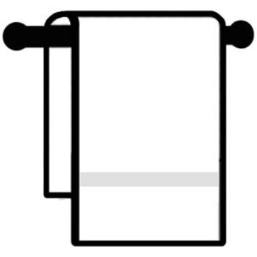 Show details for OXFORD ROMA 30X60 #22.00 LBS WHITE DOBBY BORDER Picture of OXFORD ROMA 30X60 #22.00 LBS WHITE DOBBY BORDER